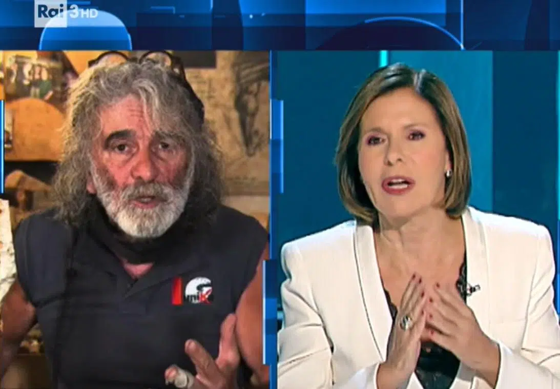 Cartabianca, Mauro Corona fa una domanda a Bianca Berlinguer e la mette in grande imbarazzo