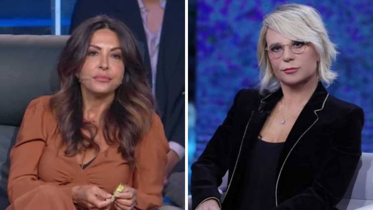 Maria De Filippi insieme a Saki il cane di Fiorella Mennoia, interviene Sabrina Ferilli