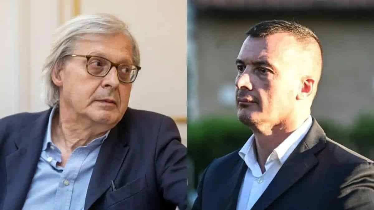 Vittorio Sgarbi fuori di sè risponde a Rocco Casalino “Se lo tenga pure come ..”