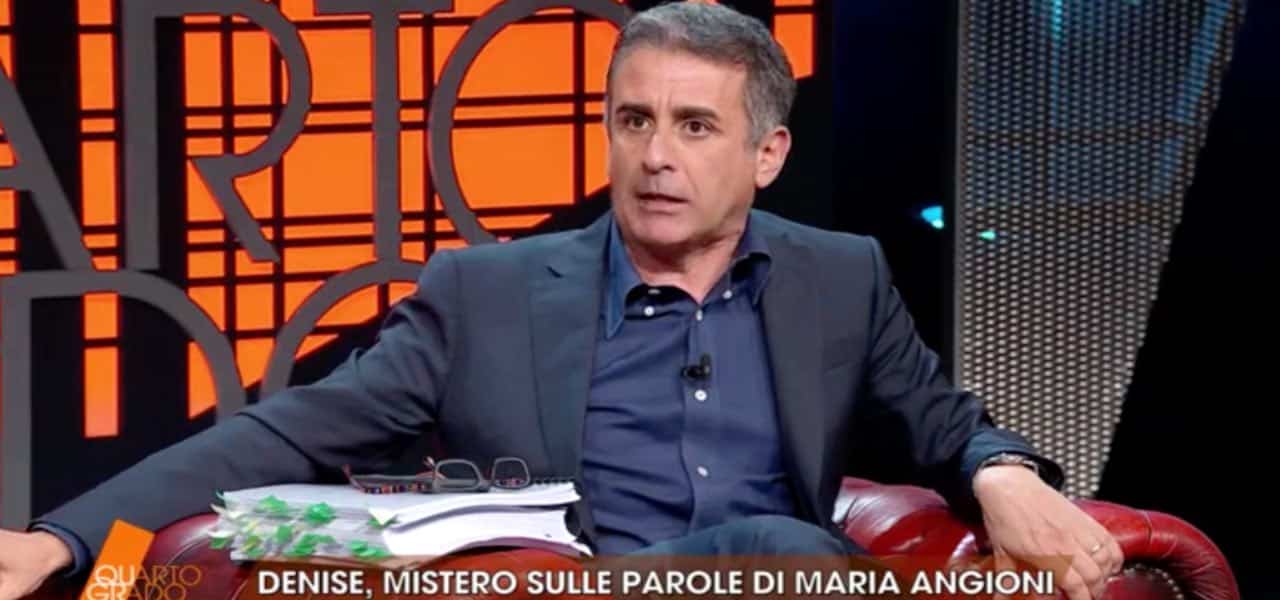 Quarto Grado, Gianluigi Nuzzi una furia contro Carmelo Abbate “Non parlare male di …”, momenti di tensione in studio