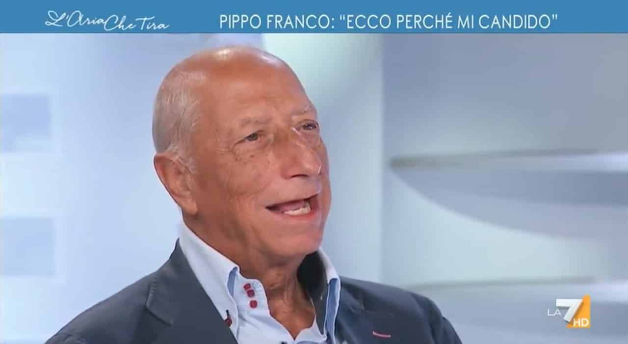 L’Aria che tira, Myrta Merlino a Pippo Franco “Ti sei vaccinato? ” e lui “Non ti rispondo”, cala il gelo