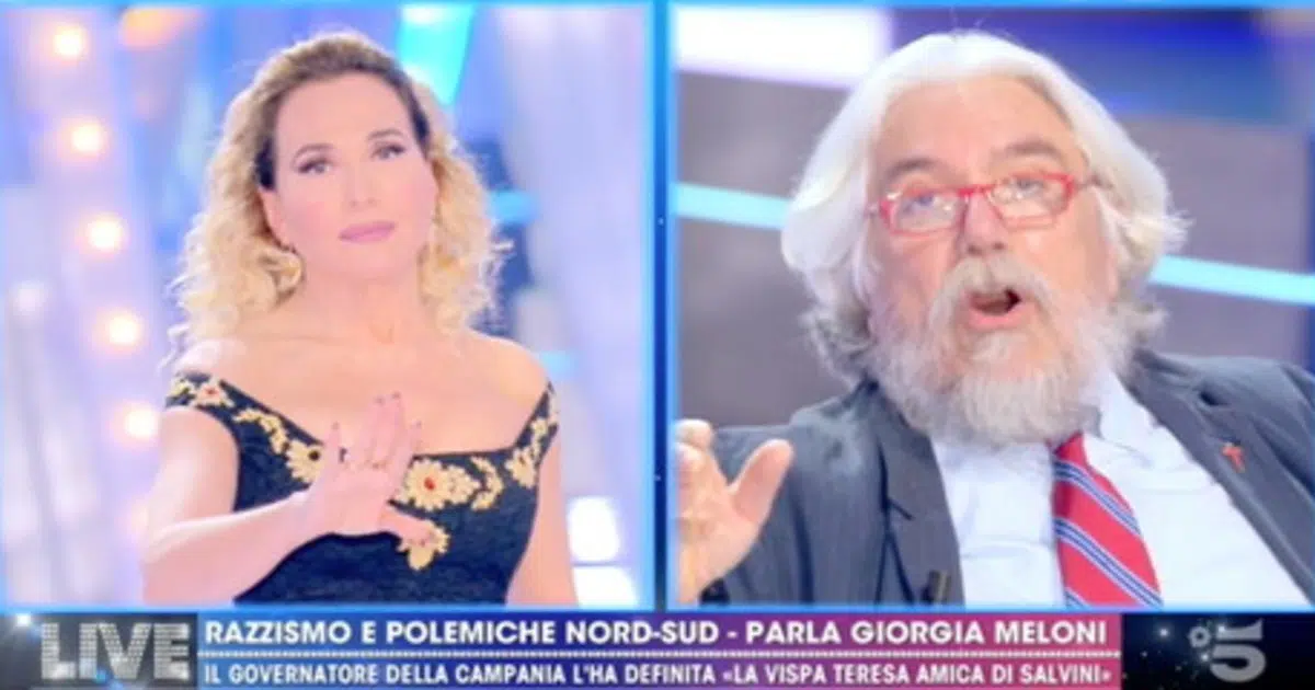 Pomeriggio 5, Alessandro Meluzzi una furia contro Barbara D’Urso: “Non dovevi invitarmi”.