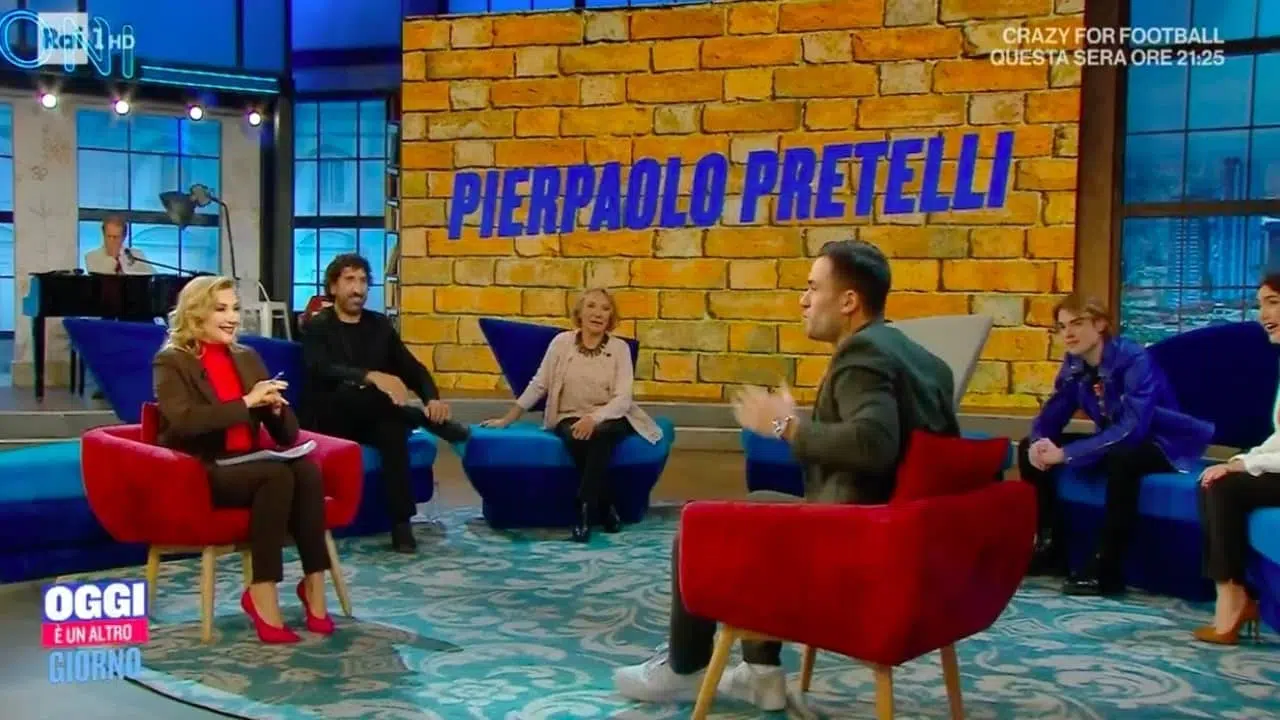 Oggi è un altro giorno, Pretelli fa una battuta al veleno su Albano, la Bortone resta di ghiaccio