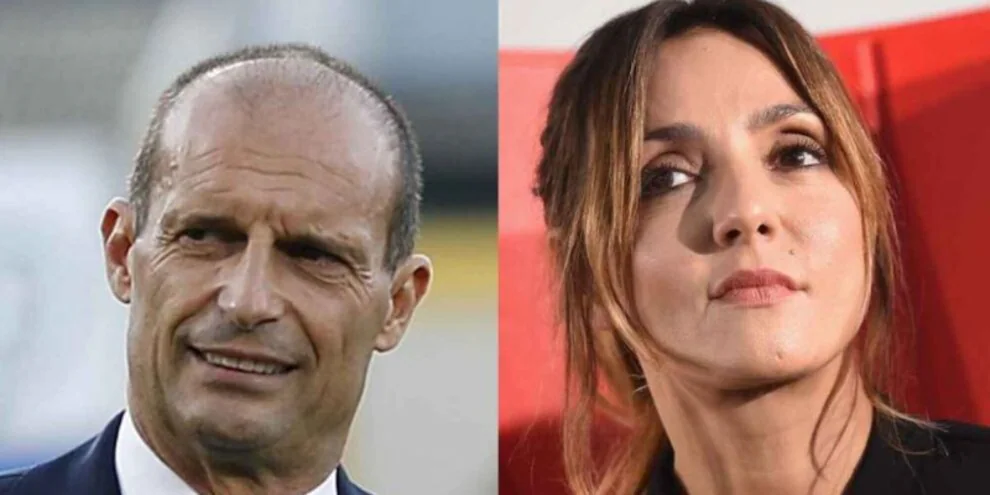 Massimiliano Allegri, i cori lo accolgono al grido di Ambra Angiolini e lui …