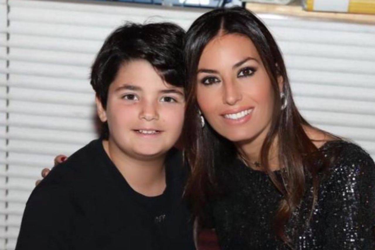 elisabetta gregoraci e il figlio (risorsa del web)