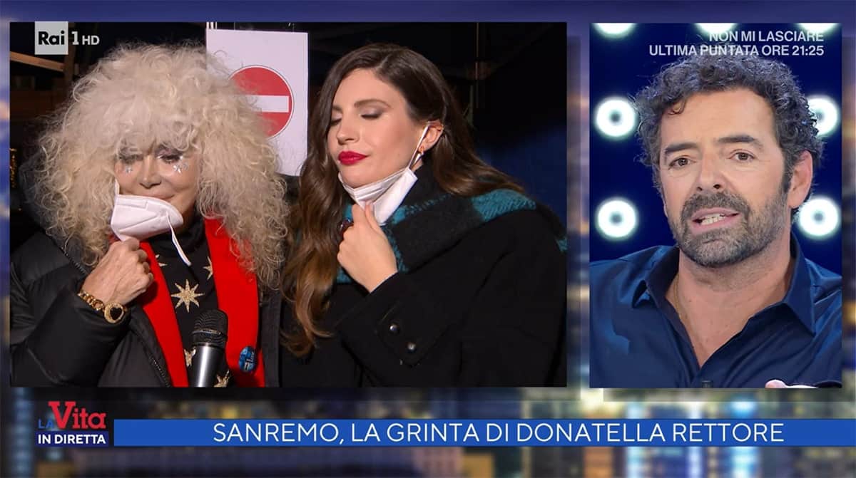 La vita in diretta, Alberto Matano gela Donatella Rettore: “Basta …”