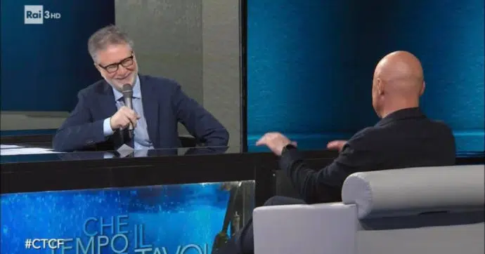 Che tempo che fa, Fabio Fazio mette in imbarazzo Luca Zingaretti che gli risponde bruscamente, gelo in studio poi Fazio chiede scusa
