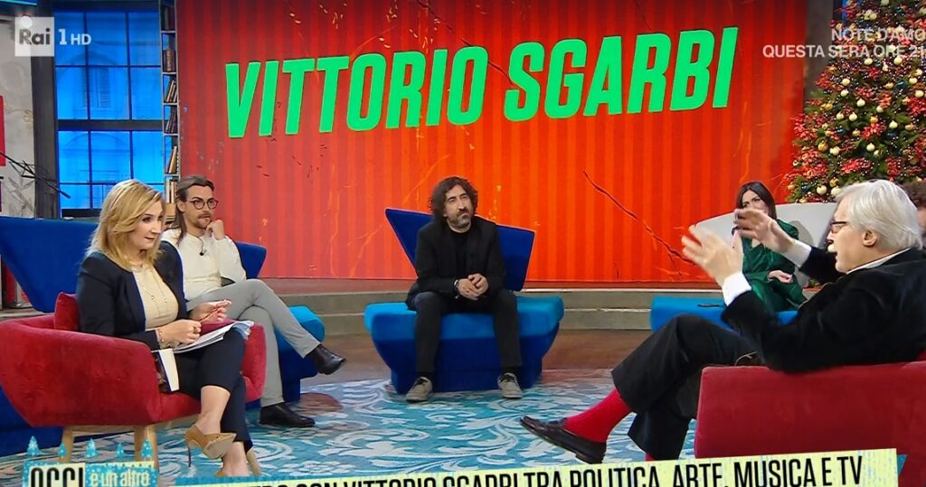 Oggi è un altro giorno, Vittorio Sgarbi gela Serena Bortone, momenti di grande imbarazzo in studio