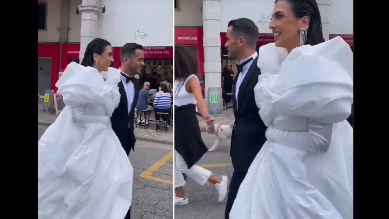 Il look di Giulia Salemi a Venezia scatena una valanga di critiche