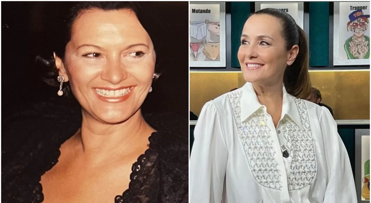 Roberta Capua e la mamma (risorsa del web)