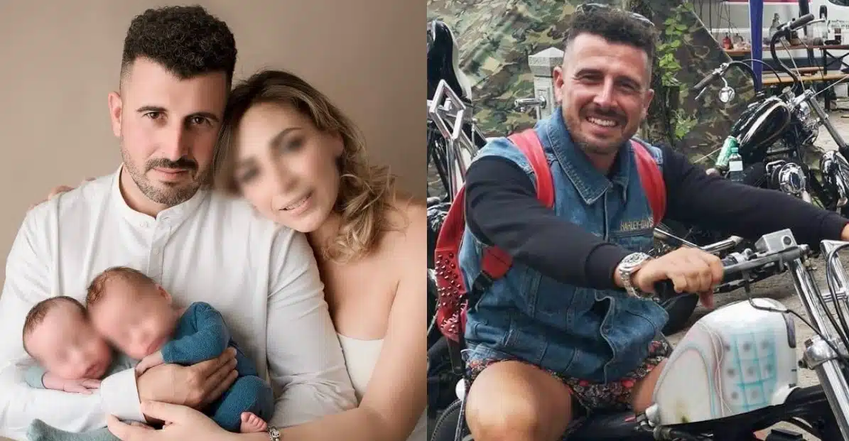 Danilo, 41 anni, muore per un incidente, la sua moto colpita da un’auto si schianta contro il guardrail, era il papà di due gemelline