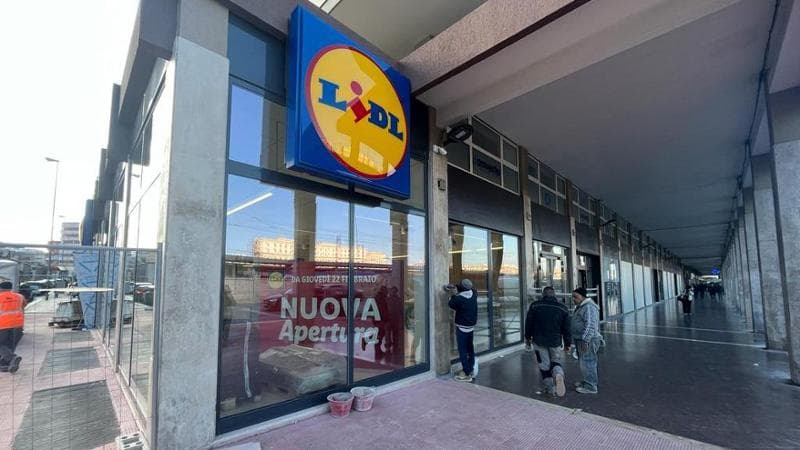 La nuova Lidl di via Capruzzi a Bari: inaugurazione imminente