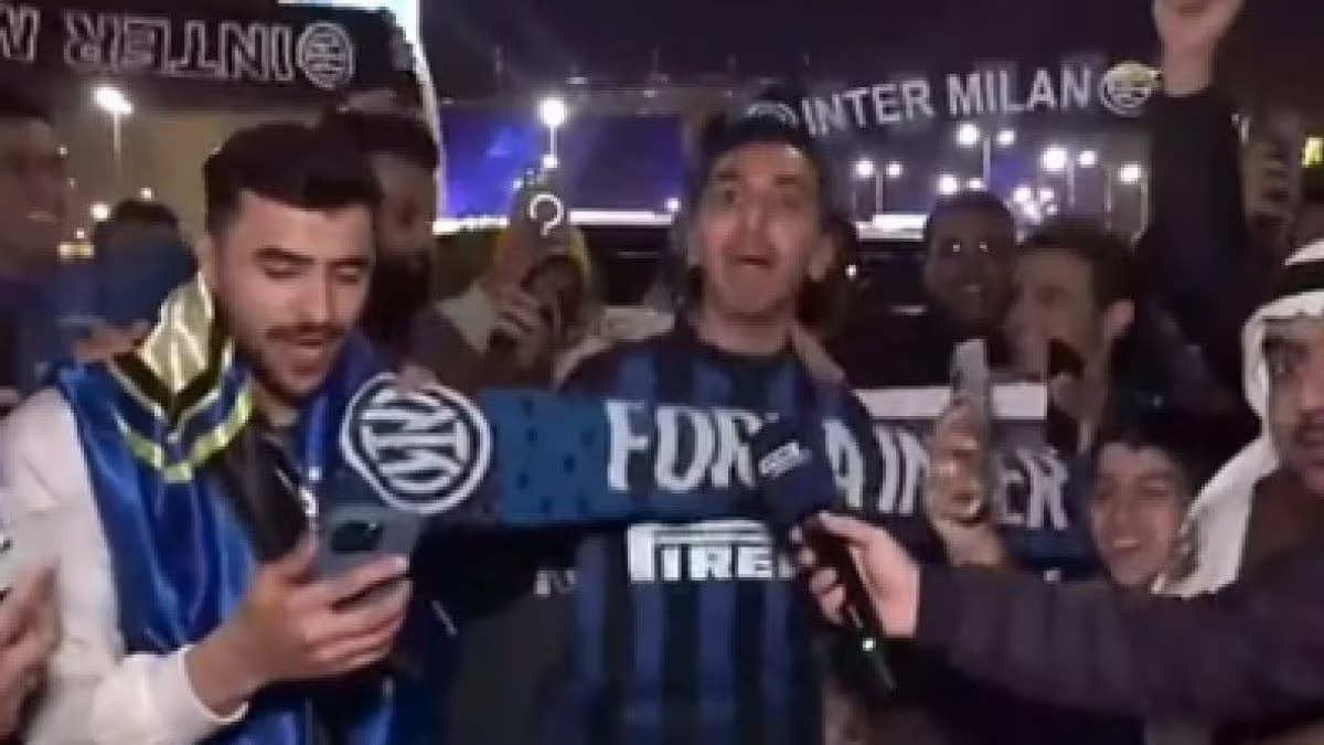 La vittoria dell'Inter nella finale della Supercoppa Italiana a Riyad scatena festeggiamenti entusiasti, tra cui tifosi locali che improvvisano cori nerazzurri.