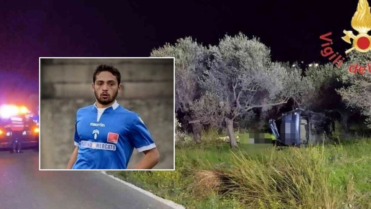 Incidente nella notte, auto si ribalta, perde la vita  il calciatore Marco Pezzati a soli 31 anni