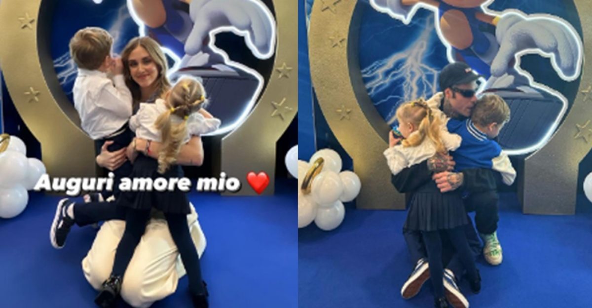 Fedez e Chiara Ferragni cambiano approccio: i figli ora solo di spalle sui social