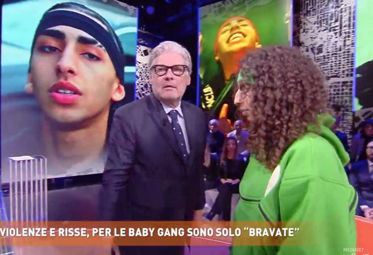 La controversa apparizione di Baby Touché a "Dritto e Rovescio" si conclude con un acceso scontro e la sua espulsione dallo studio, seguita da una dichiarazione polemica su Instagram.