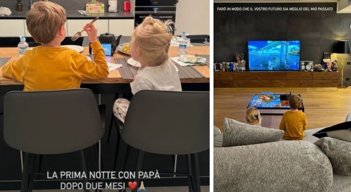 Fedez trascorre la prima notte con i figli dopo la separazione e scrive una frase dolcissima: “Ecco cosa farò”