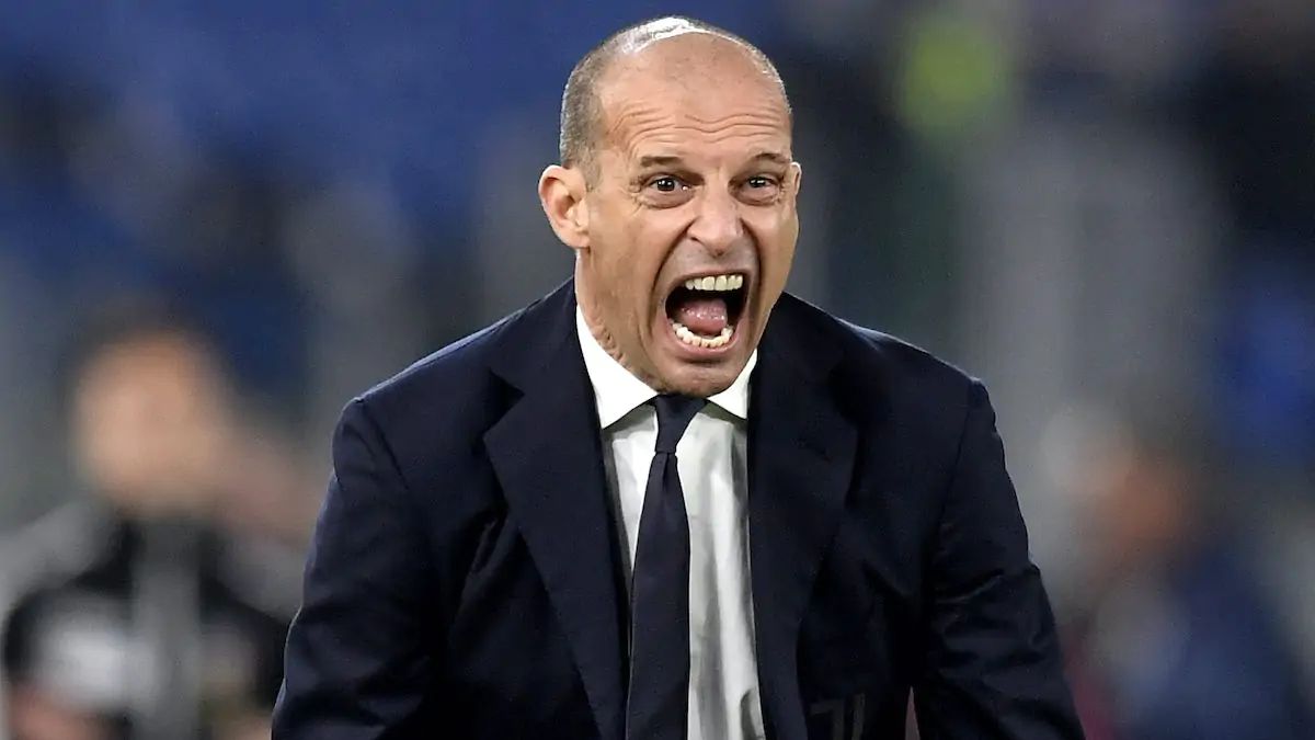 Massimiliano Allegri squalificato per due giornate: il tecnico della Juventus punito per il suo comportamento nella finale di Coppa Italia