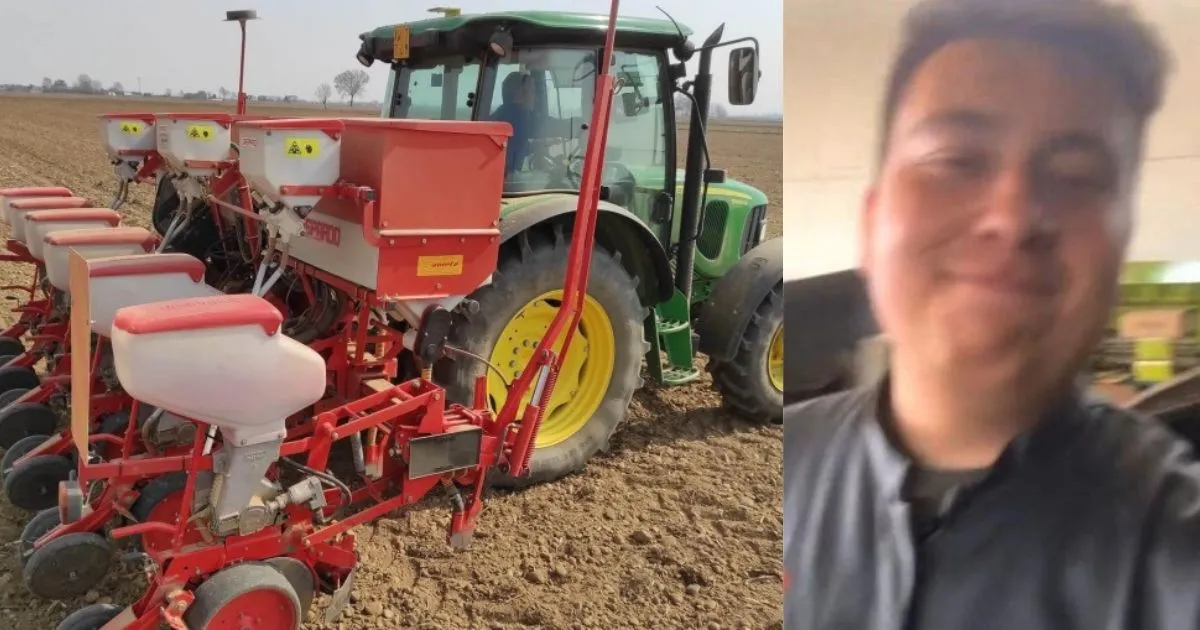 Un ragazzo di 18 anni, Pierpaolo Bodini, è morto questa mattina a Brembio, schiacciato da un pezzo di un macchinario agricolo.