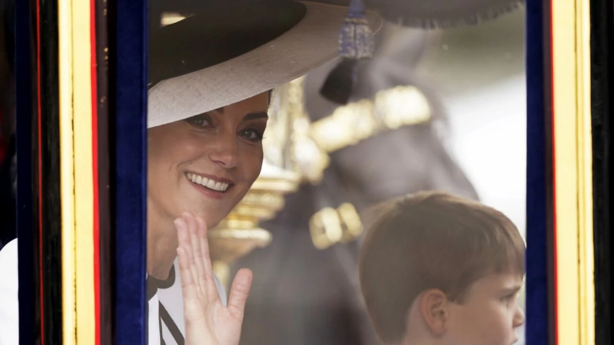 La principessa Kate presenzia alla parata di Trooping the Colour nonostante il difficile periodo di chemioterapia