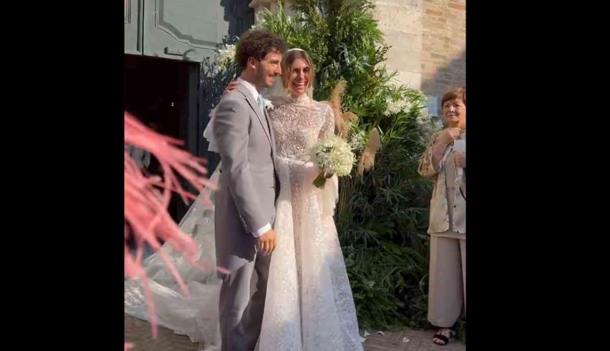 Nozze romantiche per Francesco Bagnaia e Domizia Castagnini: una cerimonia da favola a Pesaro