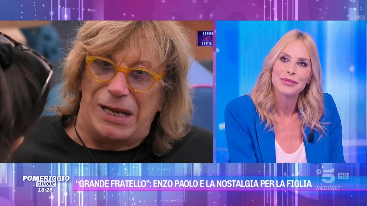 Enzo Paolo Turchi vive un momento di profonda crisi nella casa del Grande Fratello. La lontananza dalla moglie Carmen Russo e dalla figlia Maria lo fa sentire in colpa e provoca forti emozioni.