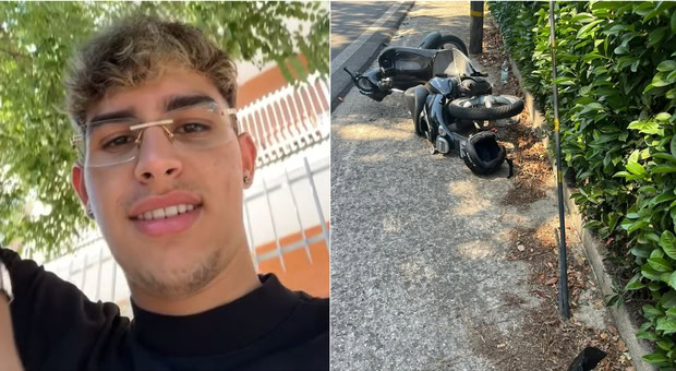 Una folla di amici e parenti ha salutato ieri il giovane deceduto in un incidente stradale a Roma. Le indagini sull'accaduto sono ancora in corso.