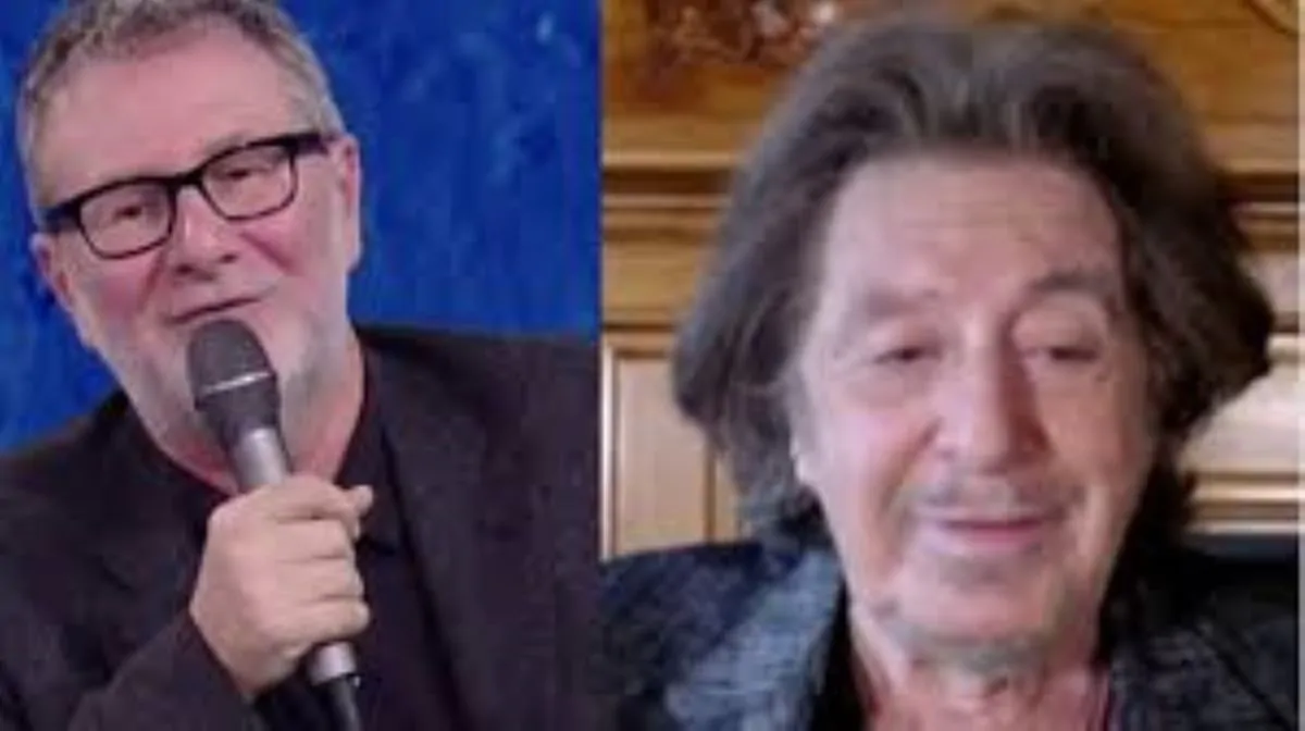 Che tempo che fa, Al Pacino gela Fazio: “Questo è un modo per sbattermi fuori”