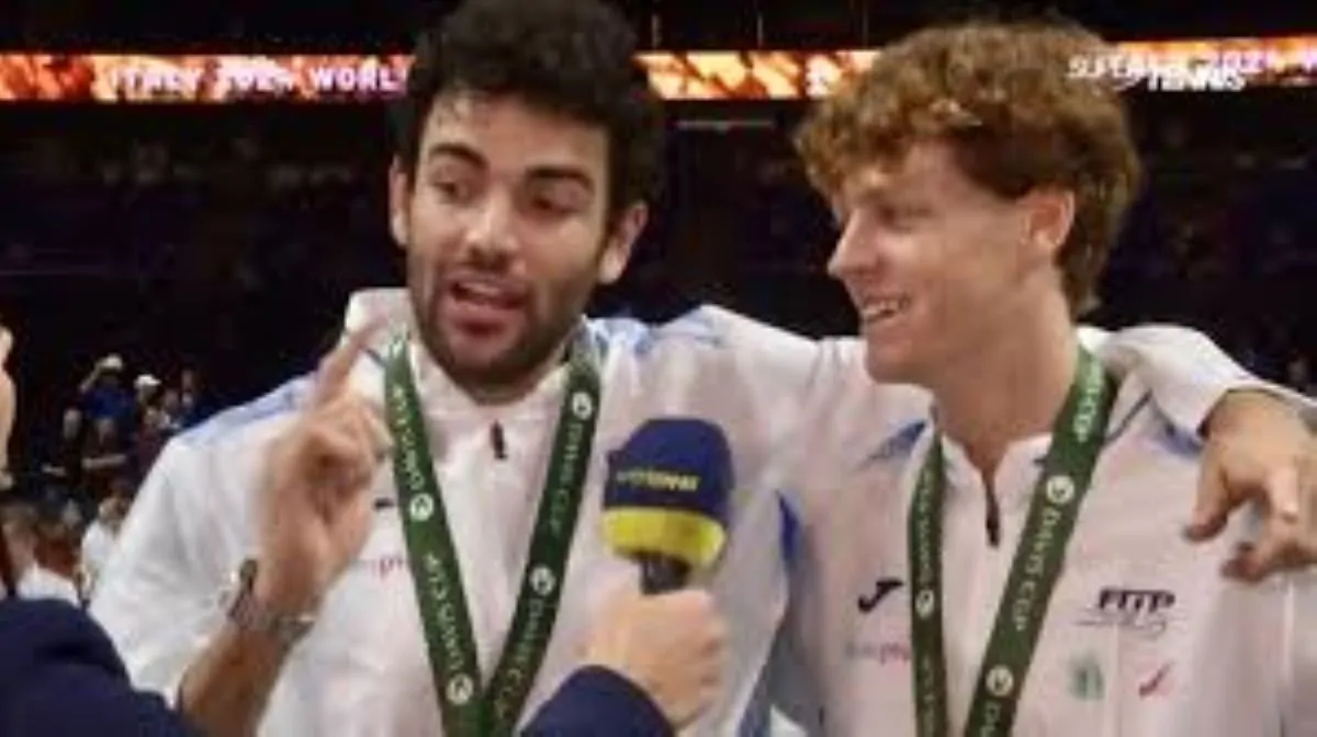 Berrettini e Sinner, amici e campioni rilasciano un’intervista doppia, Berrettini: “Mi aveva fatto una promessa”