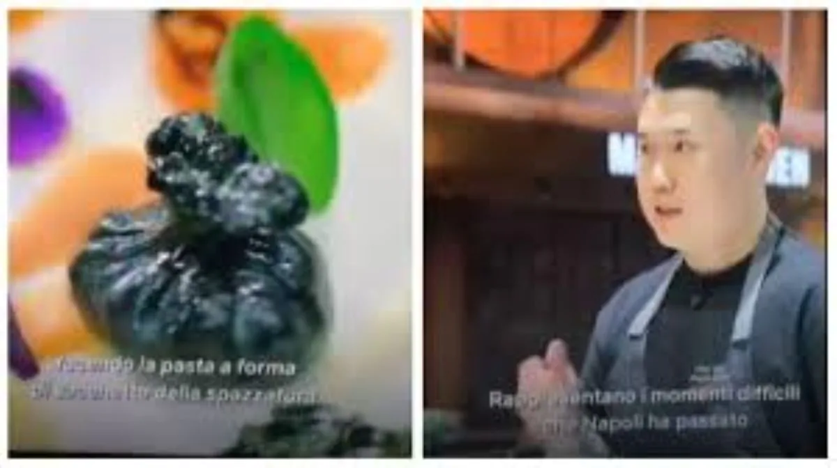 Chef sudcoreano crea pasta a forma di sacchi di immondizia per omaggiare Napoli: scoppiano le polemiche
