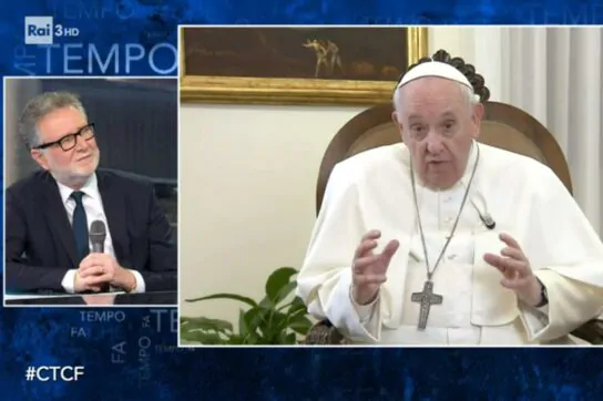 Ospite di Fabio Fazio, Papa Francesco ha parlato del suo stato di salute, dell’ultima autobiografia e delle sfide legate all’immigrazione.