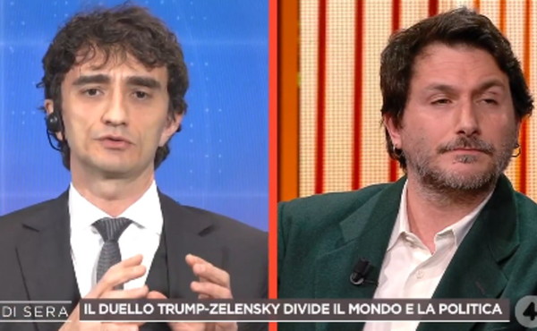 Botta e risposta infuocato a 4 di Sera tra il giornalista di Repubblica Matteo Pucciarelli, il capogruppo di FdI Galeazzo Bignami e l'ex ministro Claudio Martelli. Al centro del dibattito, il piano di riarmo europeo.
