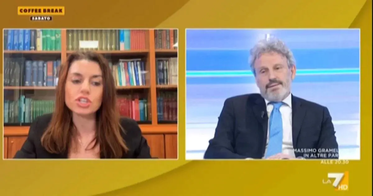 Scontro in tv tra Susanna Ceccardi e Vittorio Emanuele Parsi, la leghista “trattata da matricola da uno che fa il professorino in televisione”