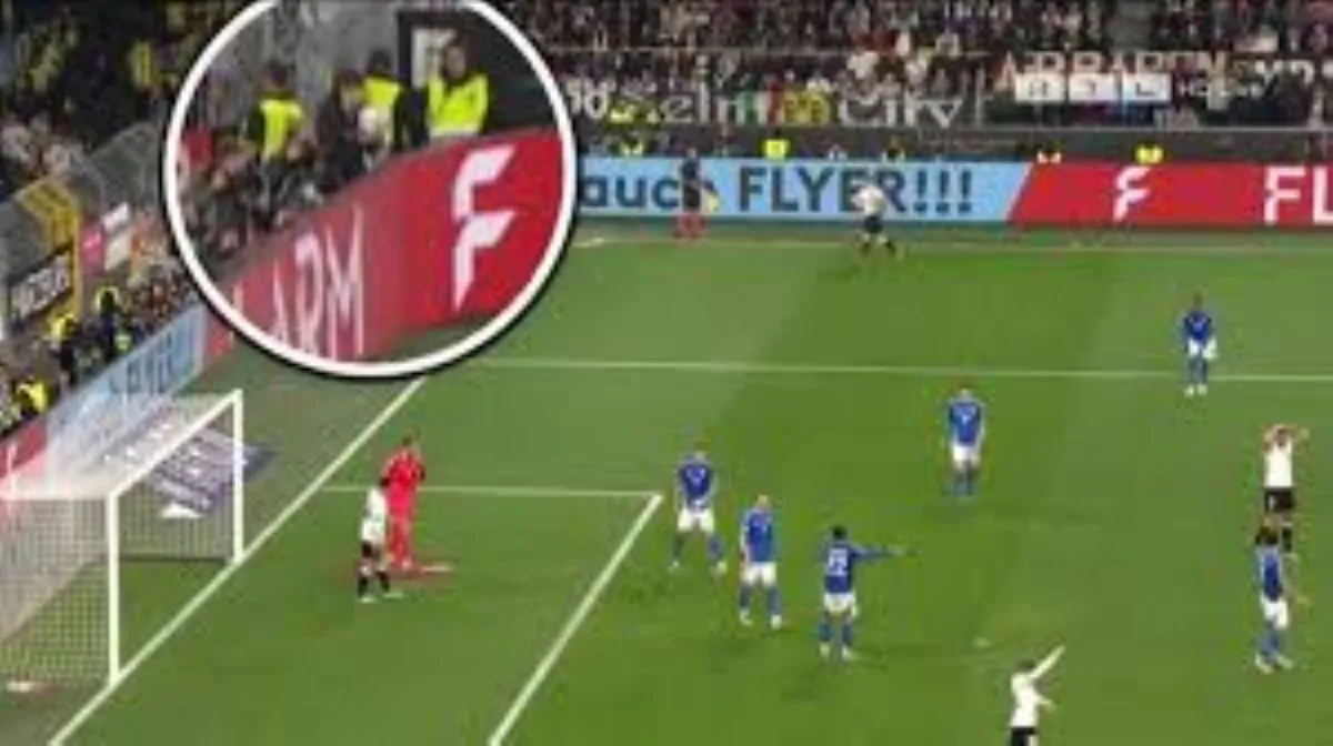 Giovane raccattapalle spernacchia l’Italia con un gol della Germania: il colpo geniale di Noel Urbaniak