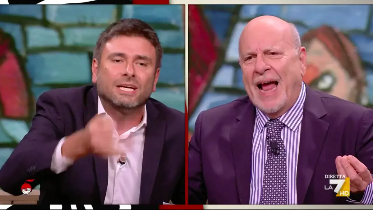 Alla vigilia del vertice di Istanbul, lo scontro tra Friedman e Di Battista incendia lo studio di La7. Tensione su sanzioni, negoziati e responsabilità del conflitto.