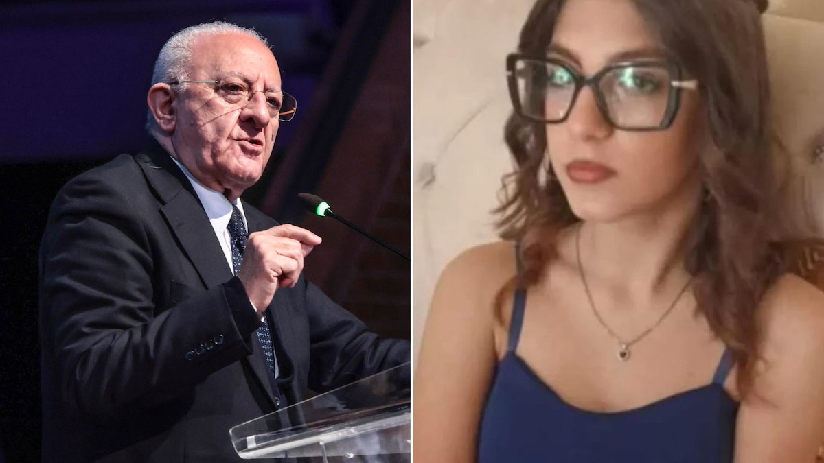 Il commento del governatore della Campania sul caso di Martina Carbonaro provoca la dura reazione dell’attrice Viola Angione: «Il problema è chi l’ha uccisa».