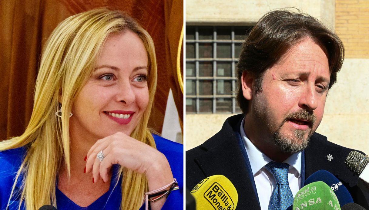 Il deputato di Fratelli d’Italia parte civile con la premier nel processo per diffamazione. Accuse pesanti a Corona e Arnau dopo la notizia su una presunta relazione.