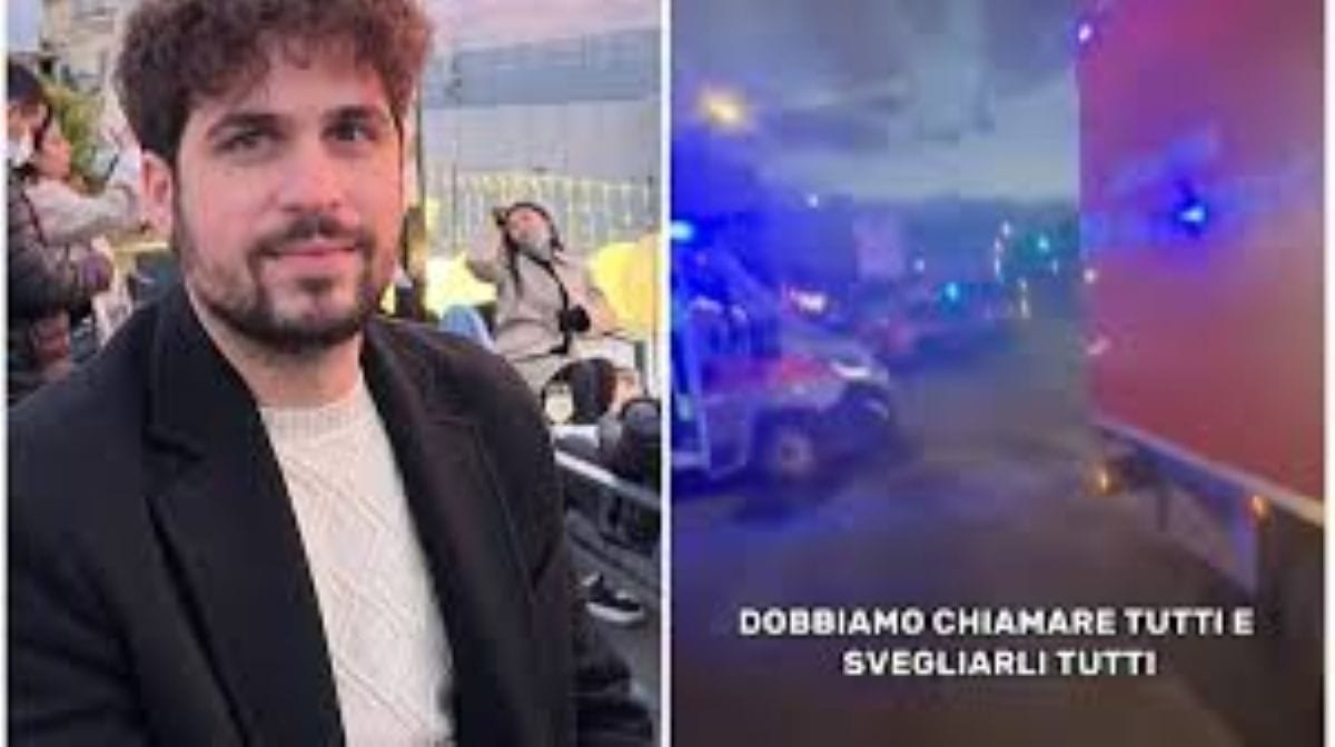 Danilo Lizzi, infermiere del 118 salva cento persone nella notte: “Aprite tutte le camere”