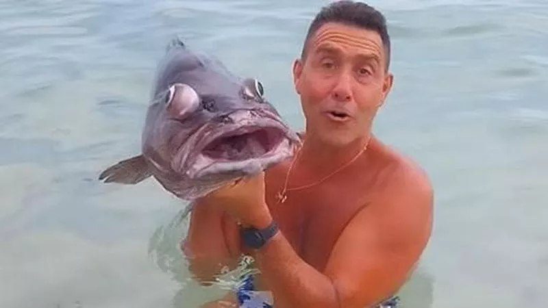 Un video con una cernia in mare a Costa Rei costa a Roberto Vannacci un esposto per maltrattamento di animali: gli animalisti parlano di gesto “gravissimo”.
