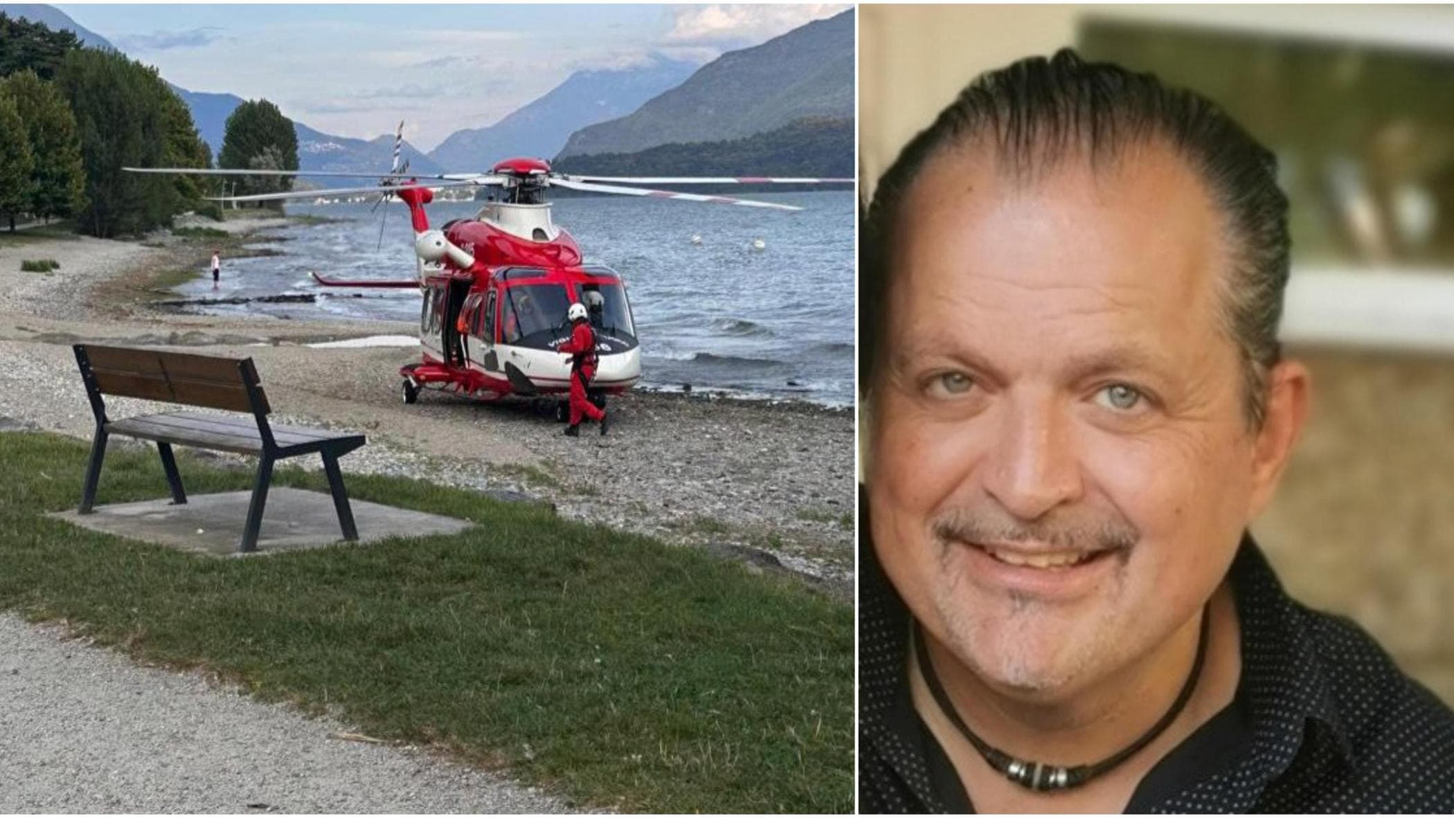 Il turista tedesco di origini italiane, scomparso lunedì nel lago di Como dopo aver salvato i figli, è stato ritrovato a oltre 220 metri di profondità.