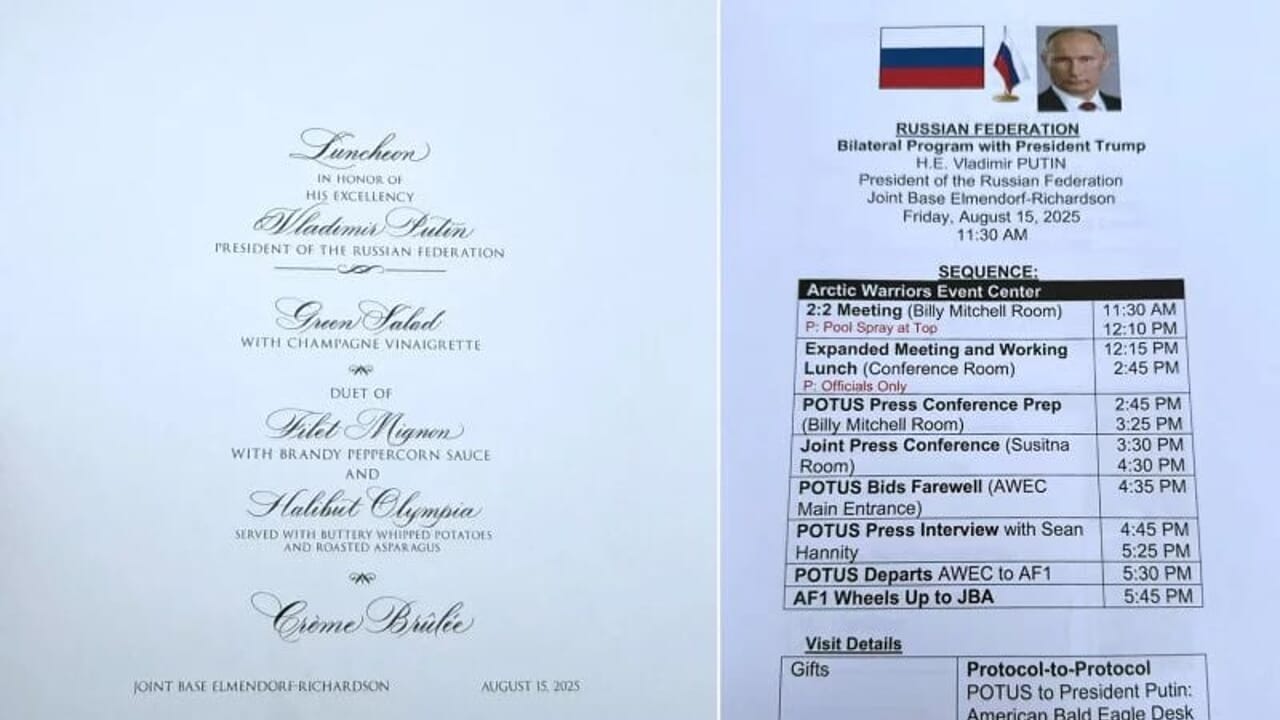 Durante il summit di Anchorage tra Donald Trump e Vladimir Putin, alcuni documenti interni del Dipartimento di Stato sono stati ritrovati per errore in una stampante di hotel.