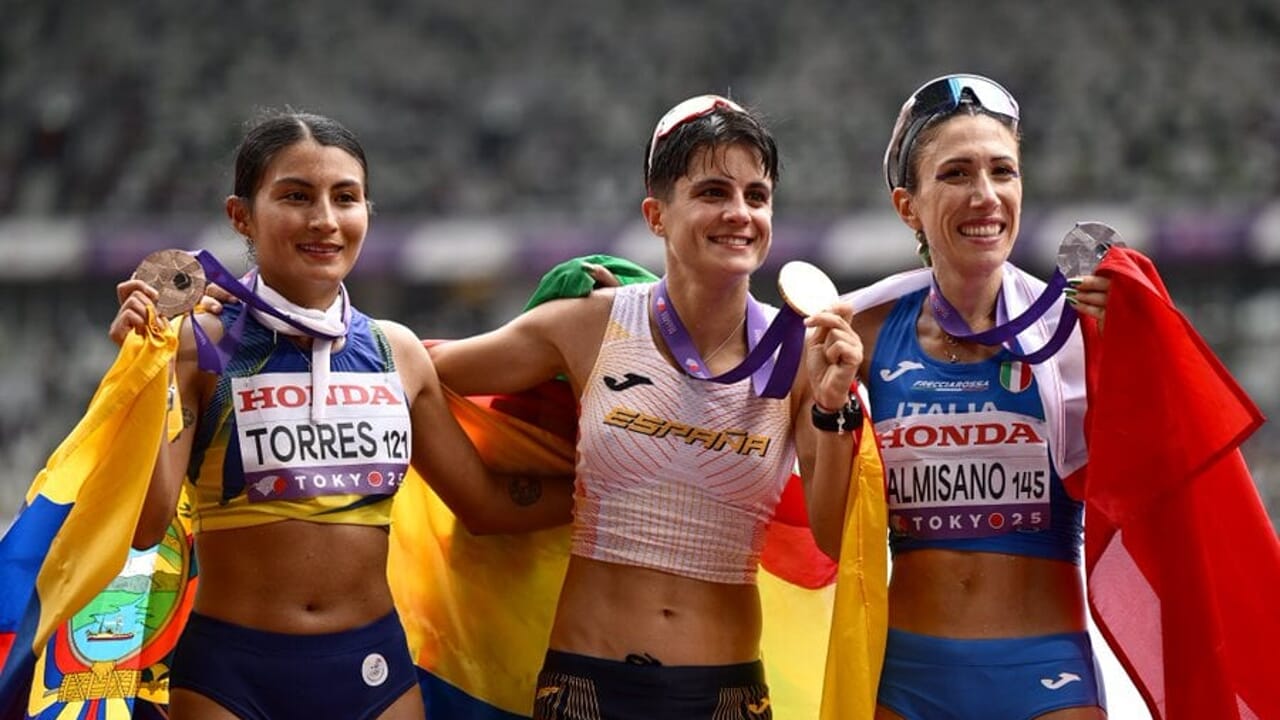 Una gara epica: tra dolori e sacrifici, la marciatrice pugliese conquista l’argento mondiale nella 35 km sulle strade di Tokyo davanti al pubblico giapponese.