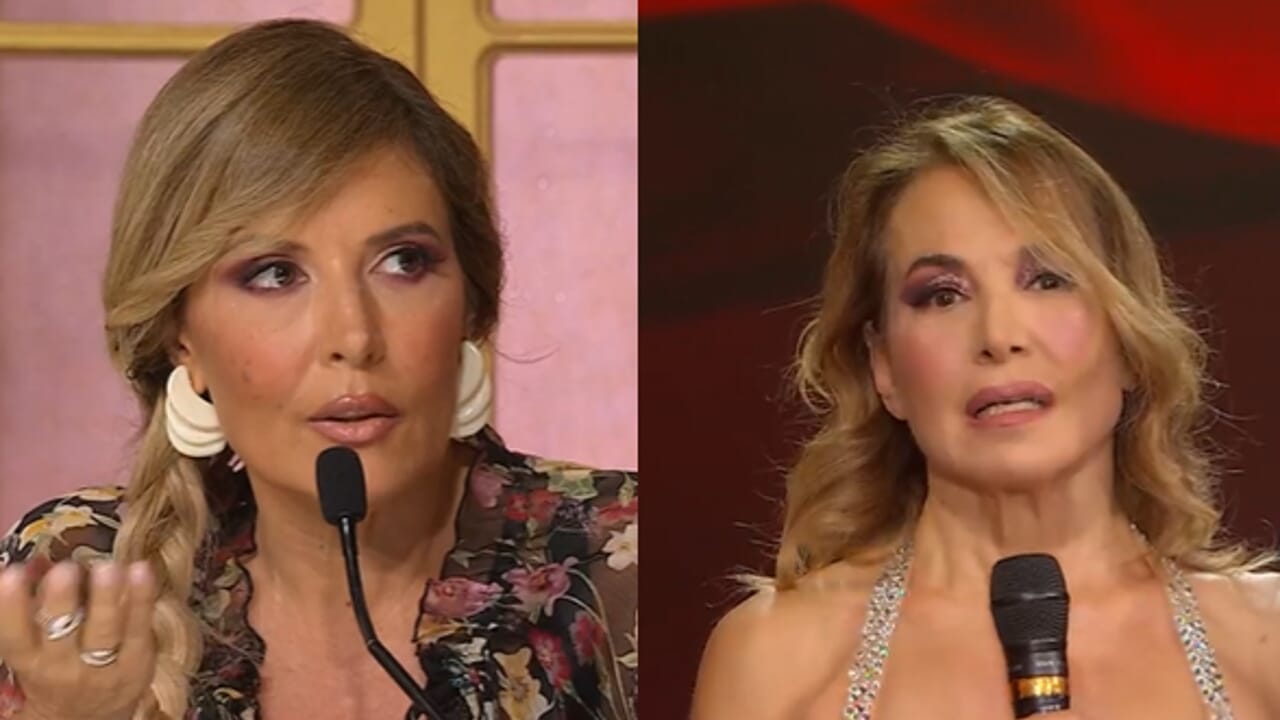 D'Urso replica duramente a Selvaggia Lucarelli dopo le critiche: scintille in diretta e intervento di Milly Carlucci per riportare la calma.