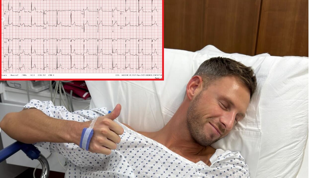 L’attore Fraser Olender rivela di essere finito in ospedale a Londra per un infarto causato da una grave lesione polmonare legata allo svapo, diagnosticata dopo una settimana di ricovero.