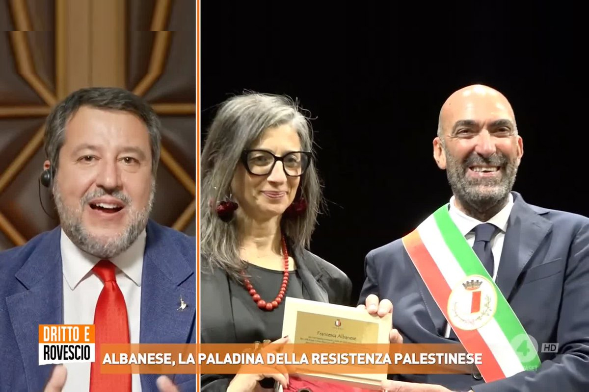 Scontro acceso in studio tra Matteo Salvini e Francesca Albanese, con richieste di dimissioni e reazioni immediate nel dibattito italiano.