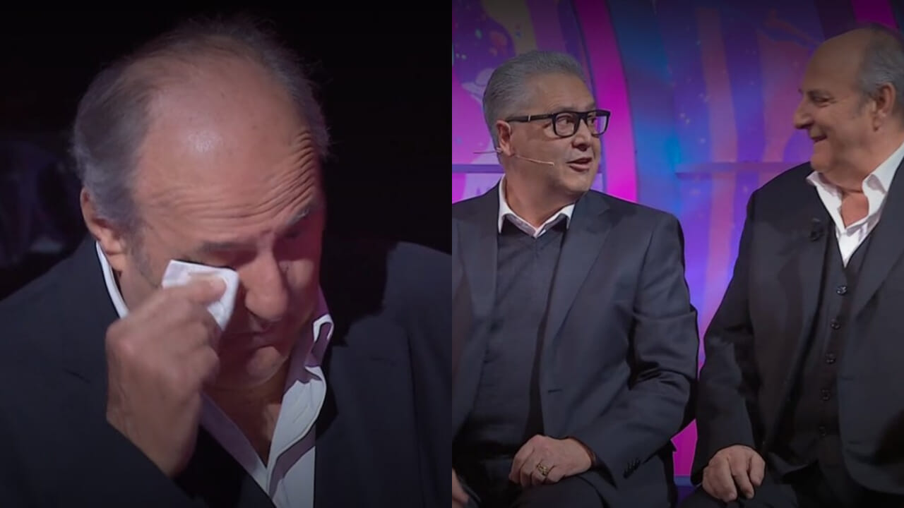 A C’è Posta per Te, Gerry Scotti emozionato dalla storia di papà Francesco, rimasto solo con quattro figlie dopo la perdita della moglie e oggi nonno felice.