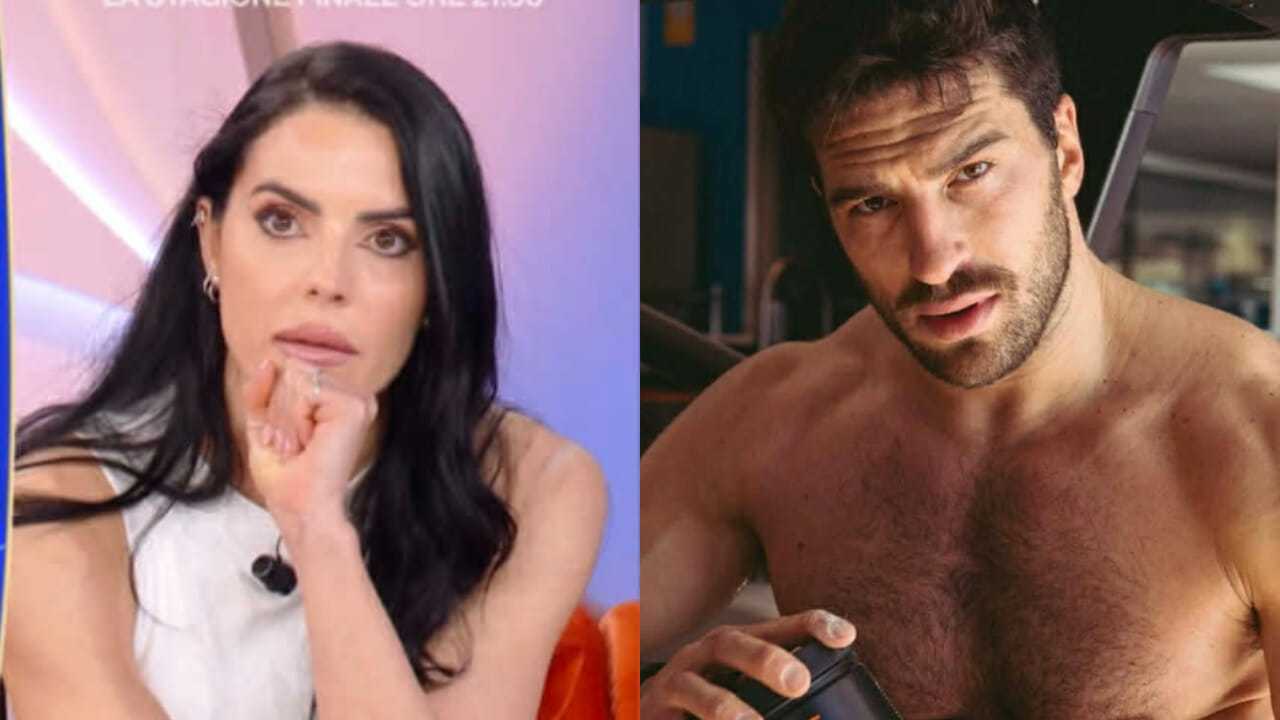 La volta buona, Shaila Gatta messa in imbarazzo in diretta per una foto con l’ex di Elisabetta Canalis: volano stracci tra lei e Giancarlo Magalli