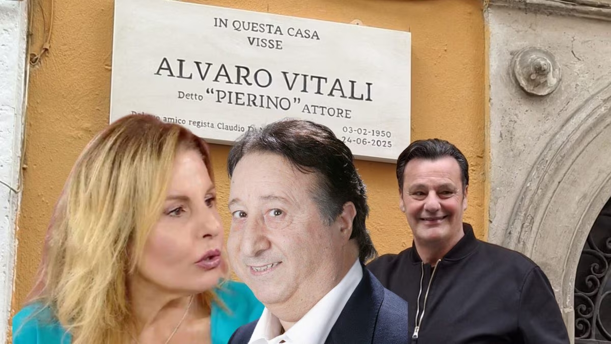 Targa per Alvaro Vitali, lite esplosiva: la vedova accusa, Di Napoli replica: “Non deve pagare lei”