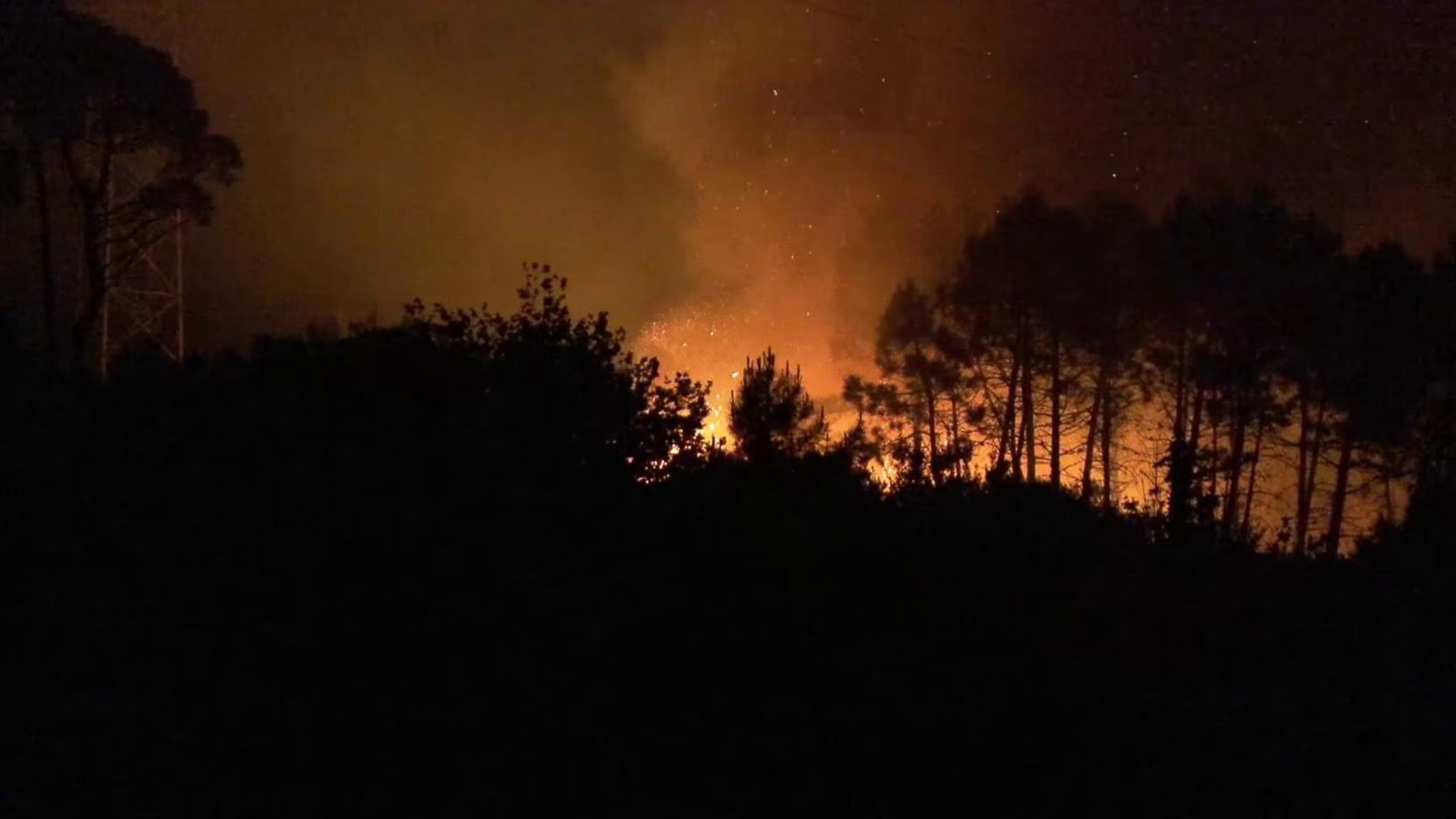 Incendio tra Lucca e Pisa, famiglie costrette a fuggire nella notte, tremila persone rischiano di perdere la casa
