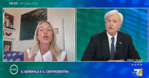 Raffaella Paita e Antonio Rinaldi si scontrano a Omnibus sulla scelta del presidente della Repubblica e sul peso della destra.